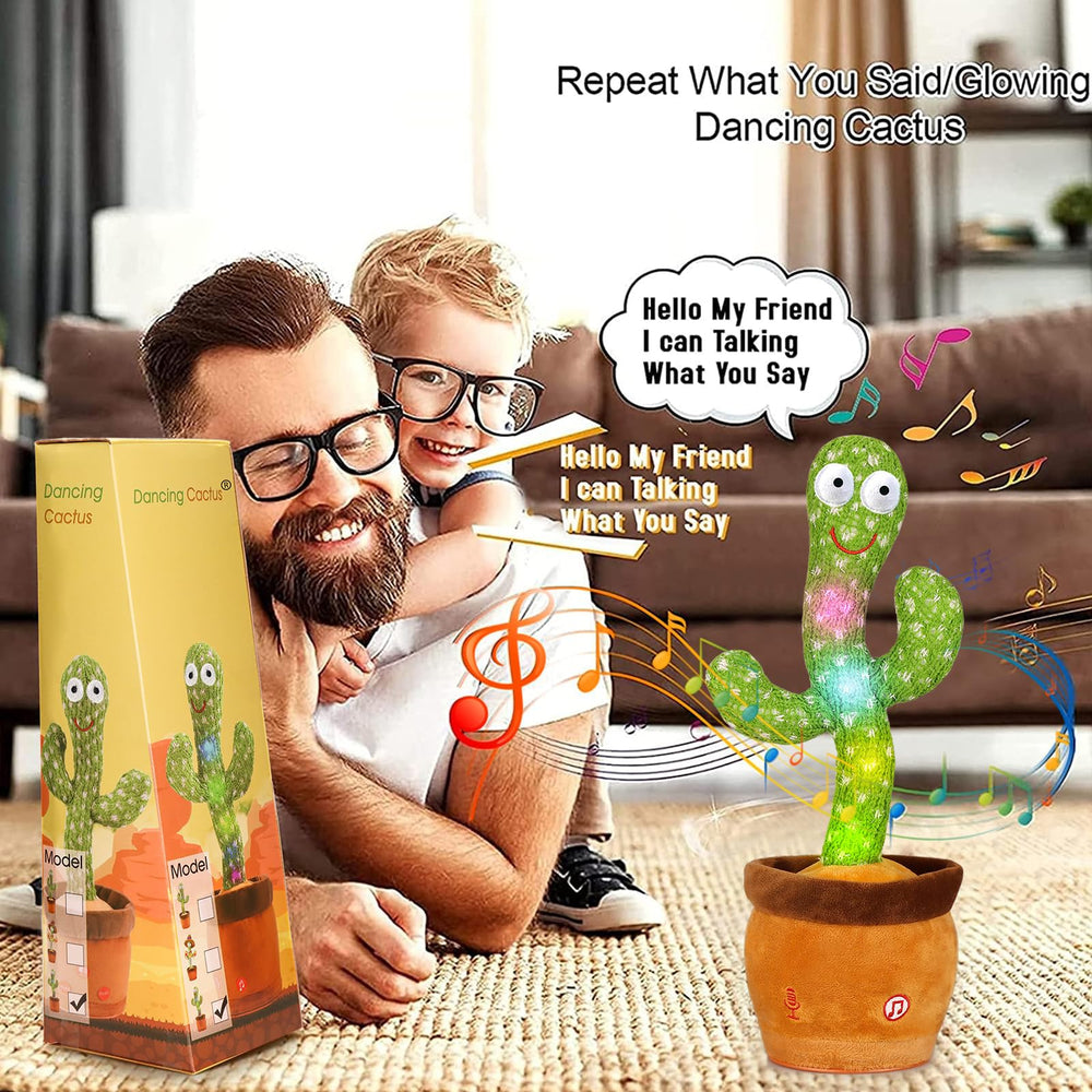 Emoin Cactus Toy sings multiple songs to create joyful musical moments.