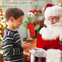 Emoin singing cactus dances to colorful lights for visual fun.