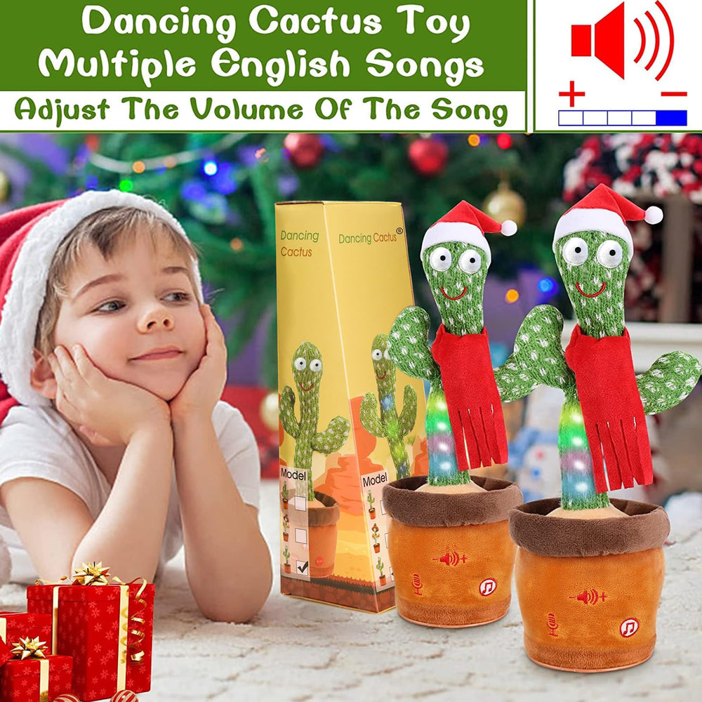 Emoin talking cactus repeats your voice for language practice.