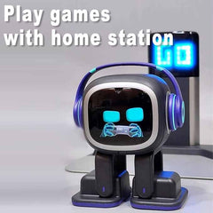 EMOPET AI Desk Robot Companion side view demonstrates compact footprint for small desks