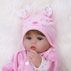 ENADOLL Pink Mouse Doll's fluffy hair ideal for styling and care.