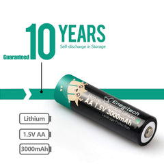 Enegitech AA 3000mAh extreme temp test image; reliable in heat and cold