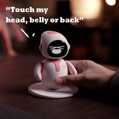 ENERGIZE LAB Eilik Pink tap interaction highlights quick emotional responses through touch.