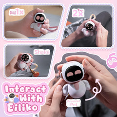 ENERGIZE LAB Eiliko clipped to a backpack adds playful companionship on the go