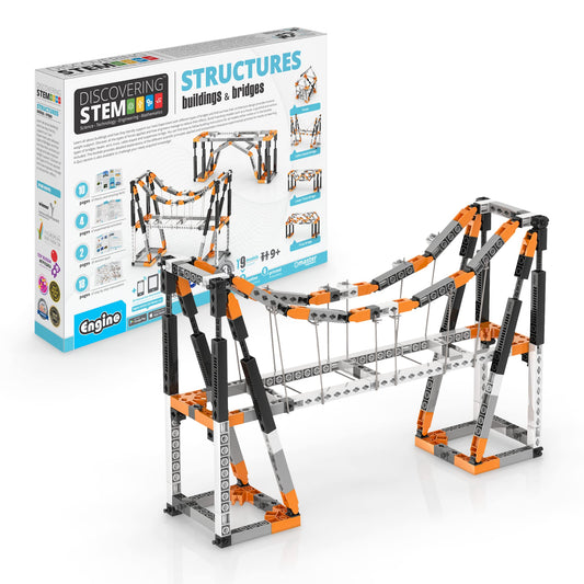 Engino house-building-model demonstrates hands-on learning for budding engineers.