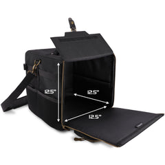 ENHANCE Board Game Shoulder Bag reinforced structure keeps games protected during transport.