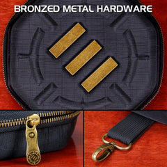 ENHANCE DND Dice Tray clip-on bag compatibility for versatile transport.