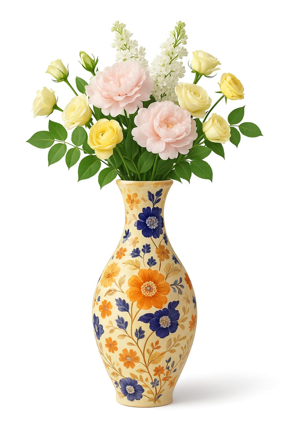 Enirunly 3D Puzzle Vase during assembly, a hands-on challenge for creative home decor.