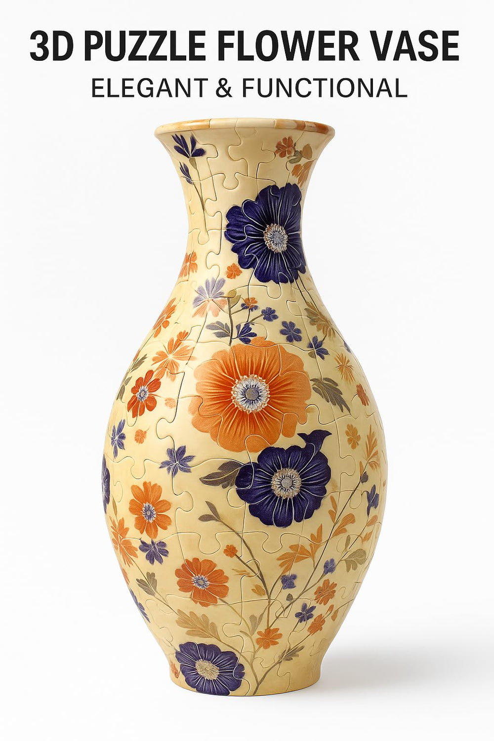 Enirunly 3D Puzzle Vase unboxing, reveals a charming project and a stylish final vase.