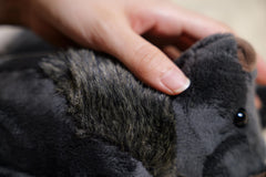 Enivtfz Goth Bat Plush close-up details highlight lifelike features