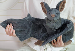 Enivtfz Goth Bat Plush dimensions show 11.8 inches height for display