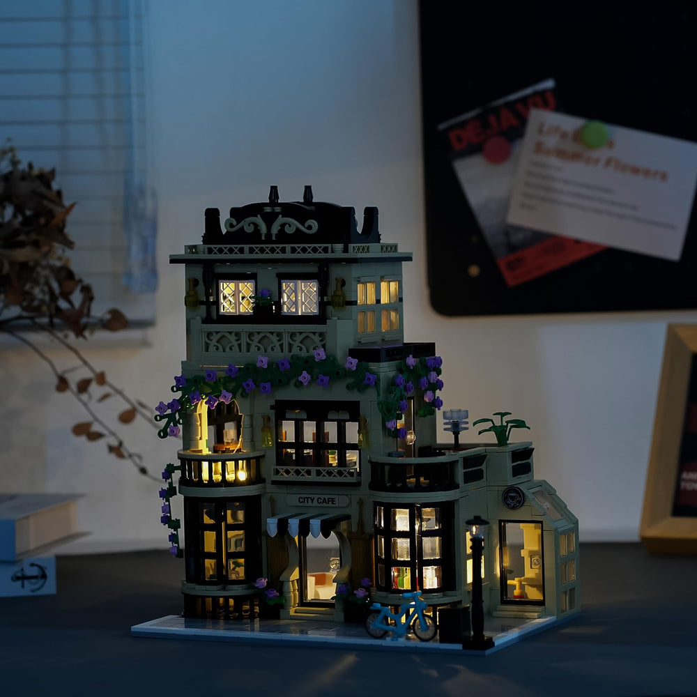 ENJBRICK Flowers City Coffee Shop complete build showcases modern city architecture