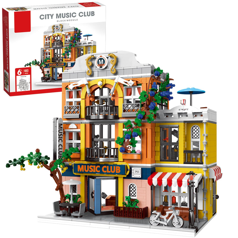 ENJBRICK Flowers City Jazz Club exterior, a stylish display piece for music lovers.