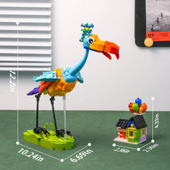ENJBRICK Kevin Bird Up House display-ready setup for home or office.