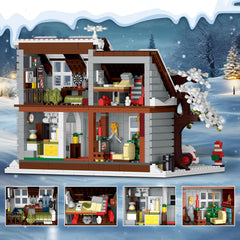 ENJBRICK two-floor design provides separate play levels for easy storytelling