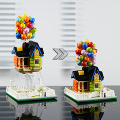ENJBRICK Up Balloon House assembly scene showing teamwork and problem solving.