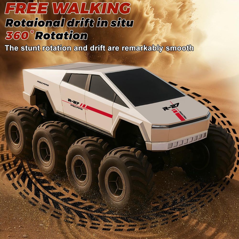 ENJOYFLY RC Truck 2-4GHz enables multi-car racing with no interference.