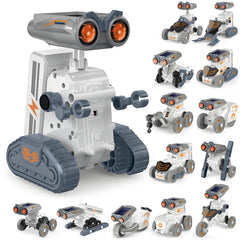 ENJOYFLY STEM robot with assembly process for easy, stable building