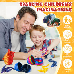 ENJOYJOY Handheld dragon egg emphasizes safe, smooth edges for kids.