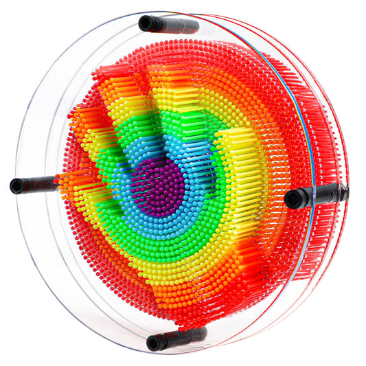 ENJSD 3D Pin Art board closeup for tactile creativity and sensory play