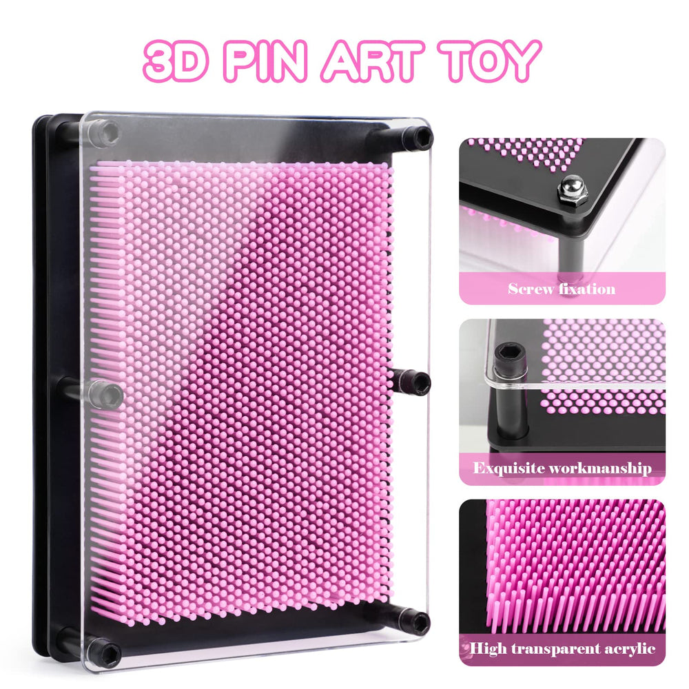 ENJSD Pin Art Impression side view showing object profile capability.