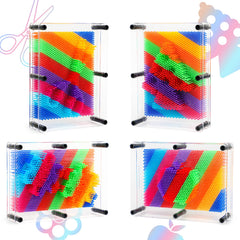ENJSD Pin Art plastic pin board for safe tactile learning