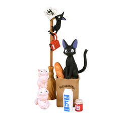 Ensky Jiji Nosechara stacking figure collection ready for display.