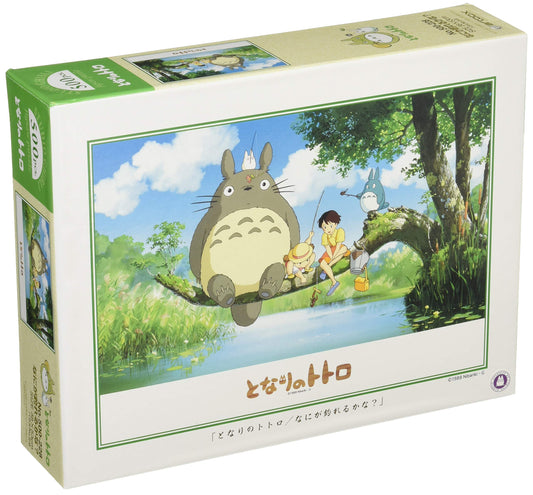 Ensky Totoro fishing on tree puzzle, ideal for cozy family evenings