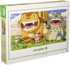 Ensky My Neighbor Totoro opened-mouth puzzle close-up, ideal for family puzzle nights.