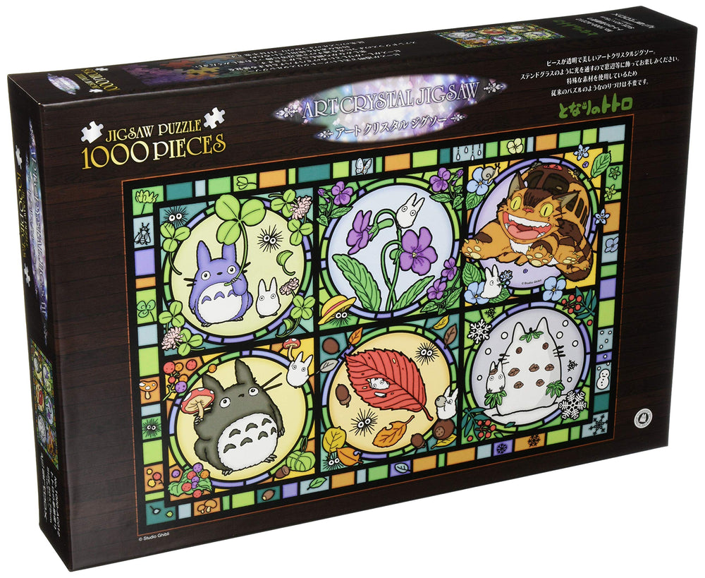 Ensky Totoro Season Tidings winter scene art crystal puzzle for cozy display
