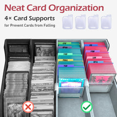ENTUMO storage capacity accommodates 3,200+ unsleeved cards for growing collections.