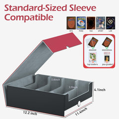 ENTUMO compact box fits on shelves for easy retrieval and display.