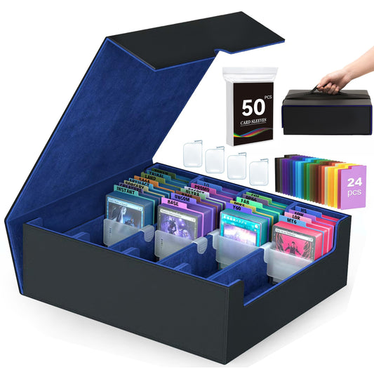 Entumo 4-Row storage box front view highlighting sturdy PU leather and spacious capacity.