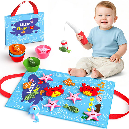 Envyvip toddler fishing rod for hand-eye coordination during play