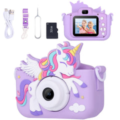 Envyvip Unicorn Camera front view for kid-friendly photography and exploration