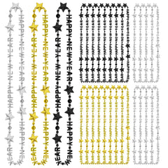 EOBOH 24-pack New Year’s necklaces decorate events with festive sparkle.