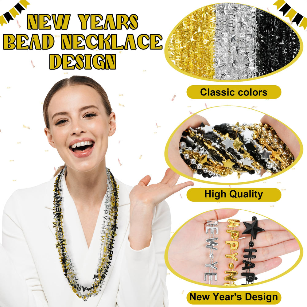 EOBOH three-color sets in black, gold, silver enhance any party look.