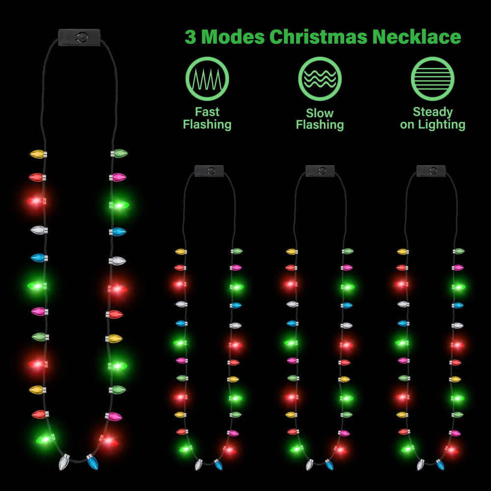 EOBOH necklace in fast blink mode adds dynamic lighting to outfits.