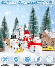 EOBOH Snowman Kit colorful decorations — inspires creative design