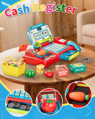 eohemeral durable cash register with rounded edges for safe, long-lasting play