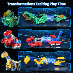 Eohemeral robot mode display with sturdy back support for stable play.