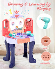 Eohemeral vanity set accessories add variety for creative dress-up.