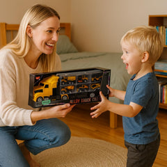 EoinMarie bulldozer helps kids explore hands-on building tasks