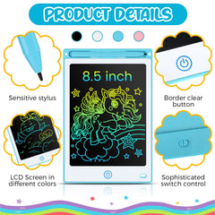 Epakh 16-piece kids LCD writing tablet with color borders for sharing and creativity.