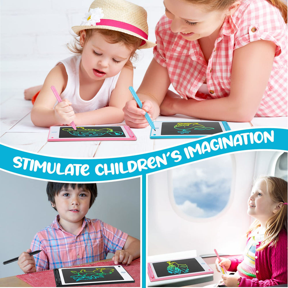 Epakh 8.5-inch LCD writing pad for kids, easy drawing and learning.