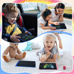 Epakh LCD writing tablet with red border, compact learning companion.