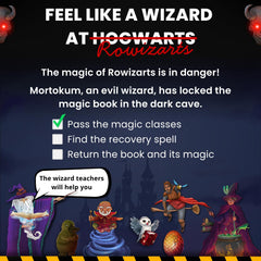 EPIC ENIGMAS Harry Magic Escape Room difficulty-levels adapt to diverse ages and skills for replayability.