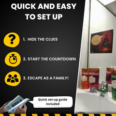 EPIC ENIGMAS Harry Magic Escape Room makes family game night exciting and interactive.
