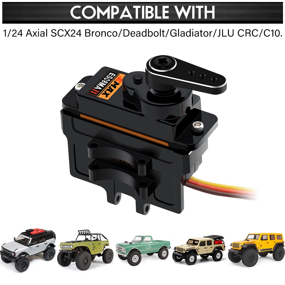 EPINON servo arm for SCX24 enables precise steering control.