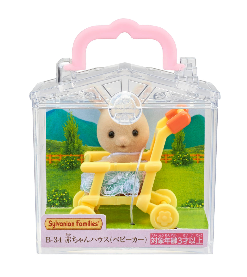 Epoch Sylvanian Families B-34 interior detail for storytelling play